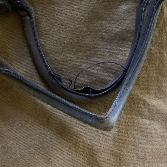 Gucci vintage leather bag brown large with dusting bag - Picture 8 of 9